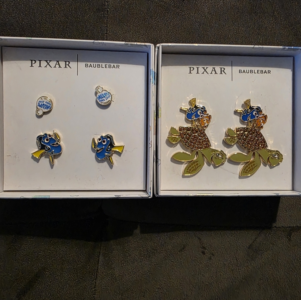 NIB Pixar BaubleBar Dory and Nemo Earrings Pick Your Pair